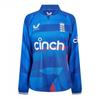 Castore Womens/Ladies England Long-Sleeved Cricket Shirt