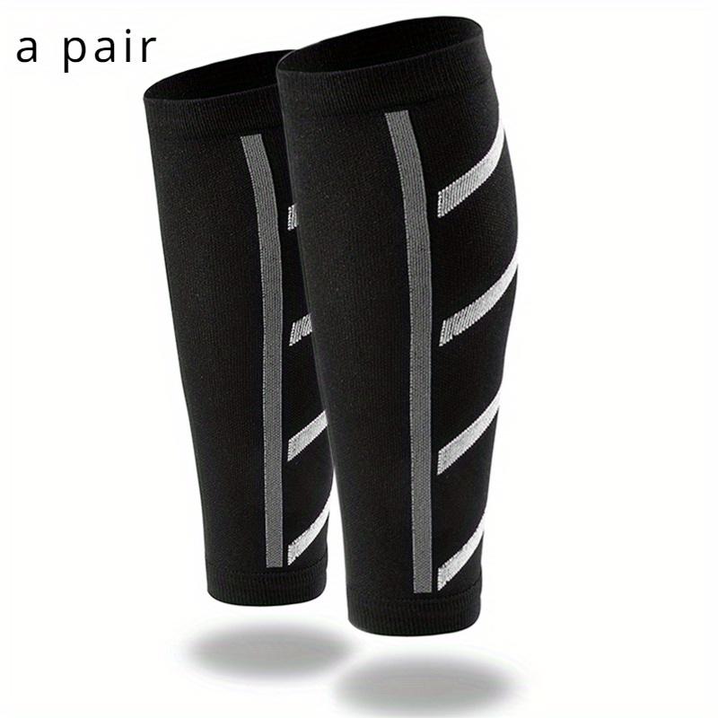 

1Pair Compression Calf Sleeves - Uv Protection, Breathable For Basketball, Soccer, Running & Cycling