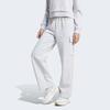 adidas Calças cargo de fleece S eSSentialS lineares para mulher, corte regular, de algodão, com bolsos cargo, cinza escovado