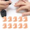 50pcs Durable Plastic Practice Fingers Detachable Fake Fingers Model  For Beginners