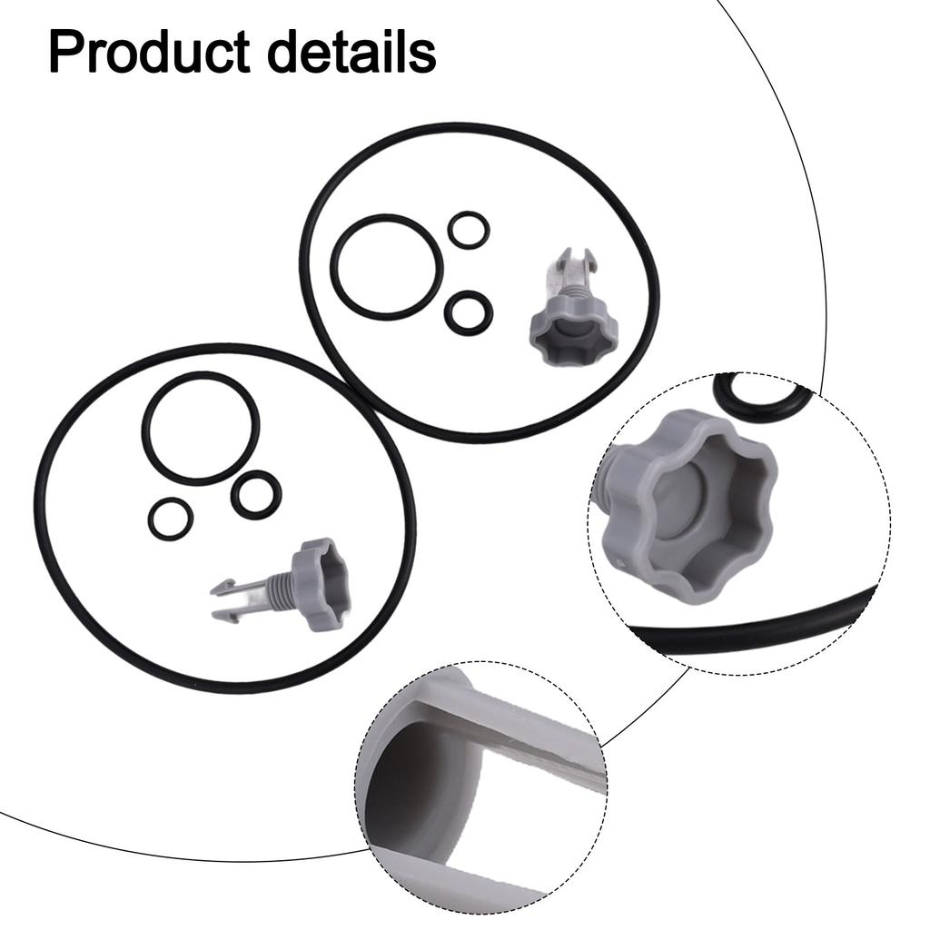 Inclusive Pack of Replacement Seals Designed Specifically for Intex Pool Filters Supporting Lower Flow Rate Needs