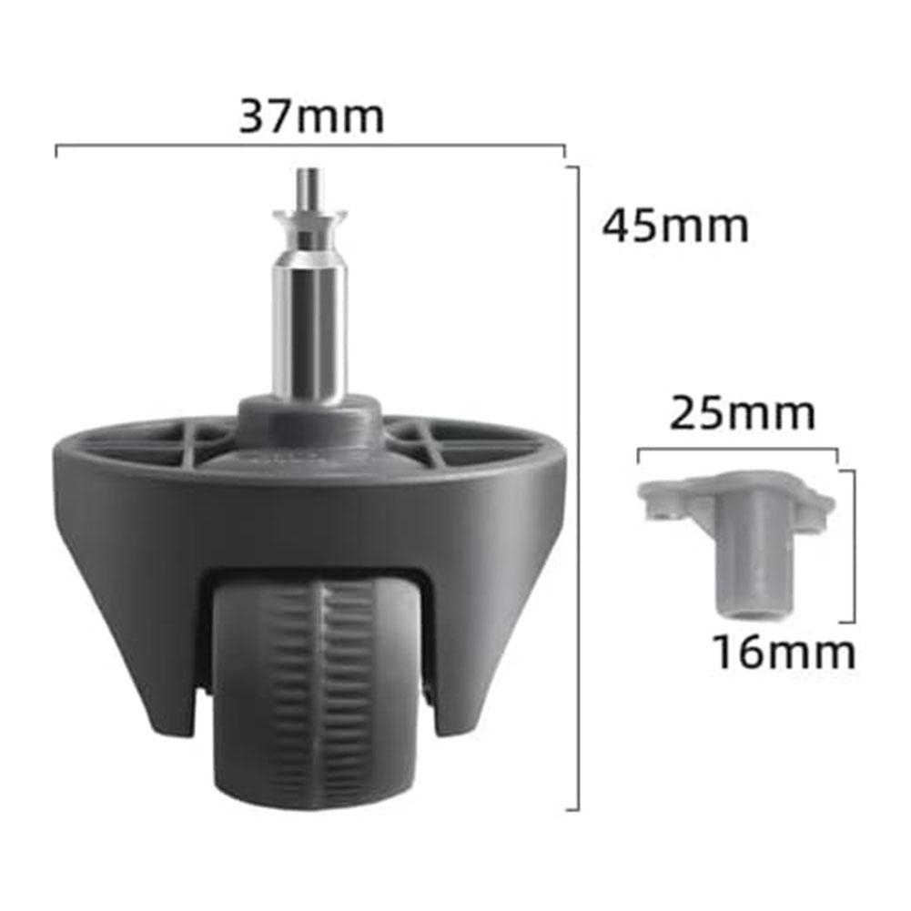 Front Wheel Assembly Replacement Castor Wheel Home Cleaning Use Black Detergent Compatible With Multiple Models