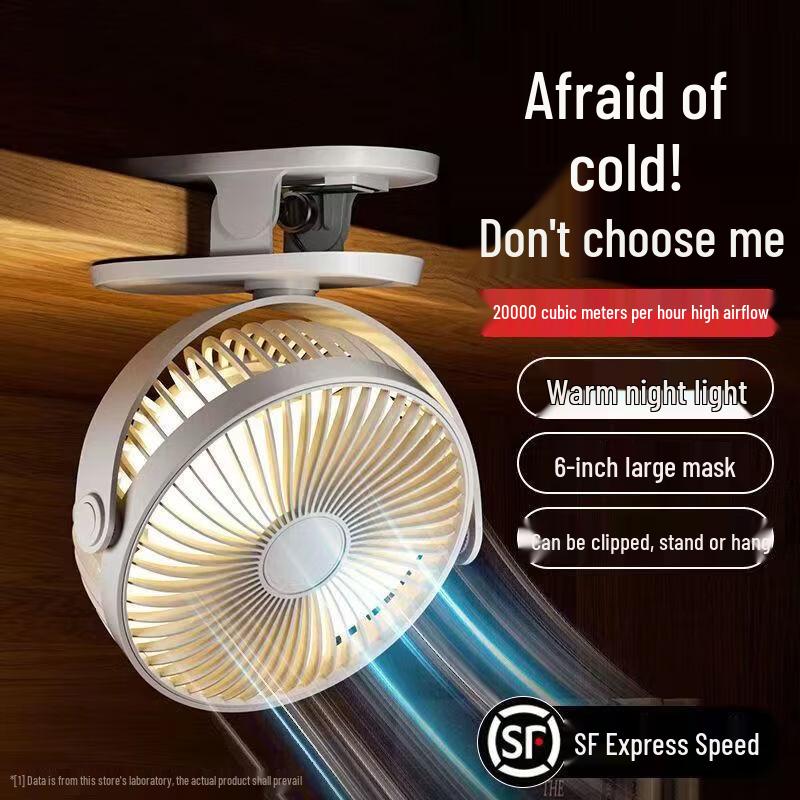 F51 Portable USB Clip-on Desk Fan