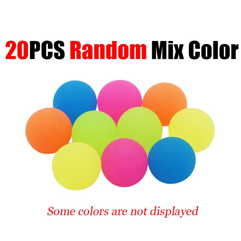 10-20PCS Random Solid Color Elastic Bouncing Balls Chasing Game Use Suitable for Party Interactive Games Goodie Bag Souvenir ZYF