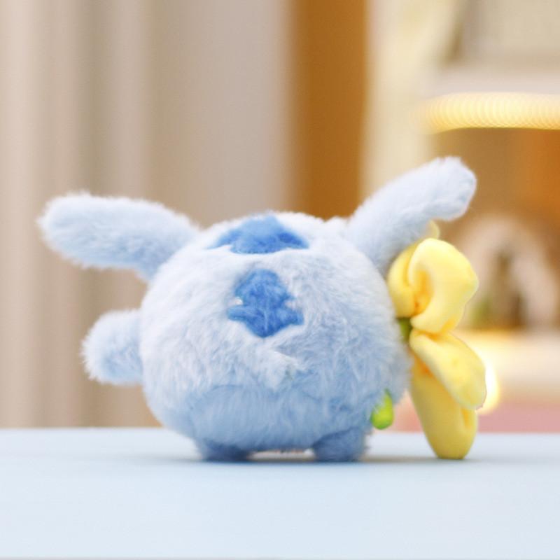 The Stitch Lilo Series Flower Keychain Cute Girl Backpack Hanging Doll Plush