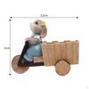 Hare Planter Cute Resin Bunny Flower Pot Realistic Craftsmanship for Courtyard,