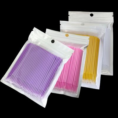 100 Pcs Individual Applicators Eyelash Mascara Wands Disposable Makeup Brushes Micro Brushes Eyelash Extension Make Up Tools