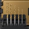 50pcs 135 Degree Point Angle HSS Drill Bit Set High Speed Steel Drill Bits  Wood