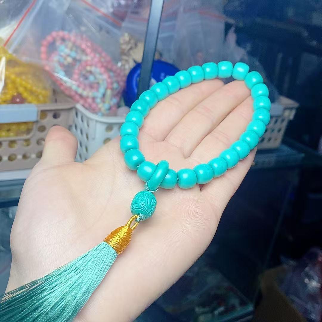 Han Style Magnesite Bead Bracelet: Ancient-Inspired Women s Handmade Accessory