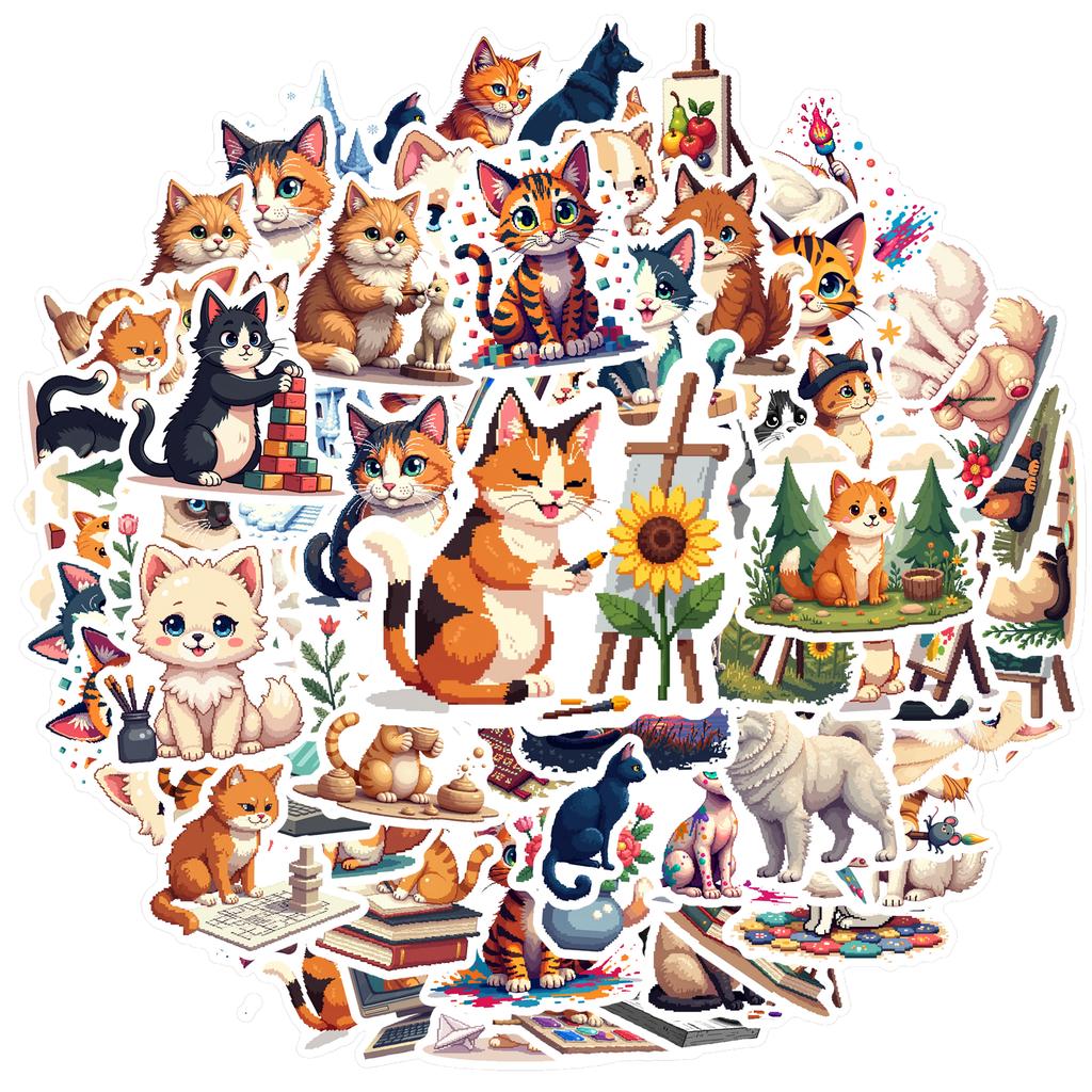 35pcs-100pcs Cute Stickers Cartoon DIY Stickers Stickers For Laptop Motorcycle Luggage Phone DIY Phone Guitar Laptop