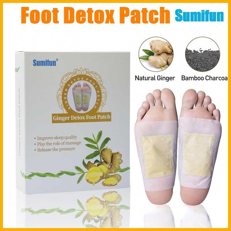 Buy Ginger Detox Foot Patch Bamboo Vinegar Pads Toxin Foot Detox Patch