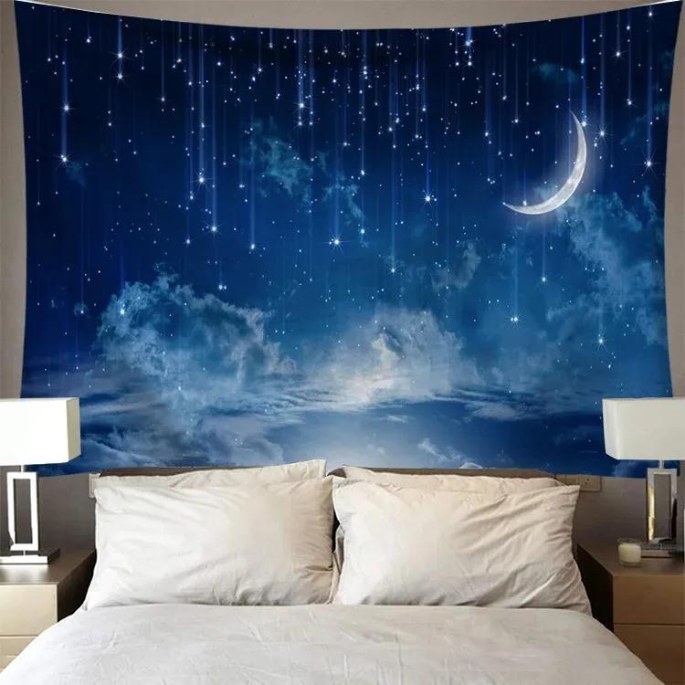 Simple Scene Sky Pattern Tapestry Home Wall Decoration Tapestry Bedroom Living Room Tapestry