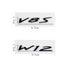 Speed V8 V8S W12 label logo car stickers for Continental GT Flying Spur Bentayga fender side logo refit rear trunk mark