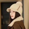 Knitted Baseball Cap Women's Winter Thick Ear Protection Hat