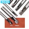 1 Peça 2mm-6mm de Largura Couro Genuíno Forma Oval Furador de Buraco Aço Artesanato Furador de Buraco Oco Ferramentas de Couro Genuíno Furador de Buraco para Cinto de Couro Genuíno DIY