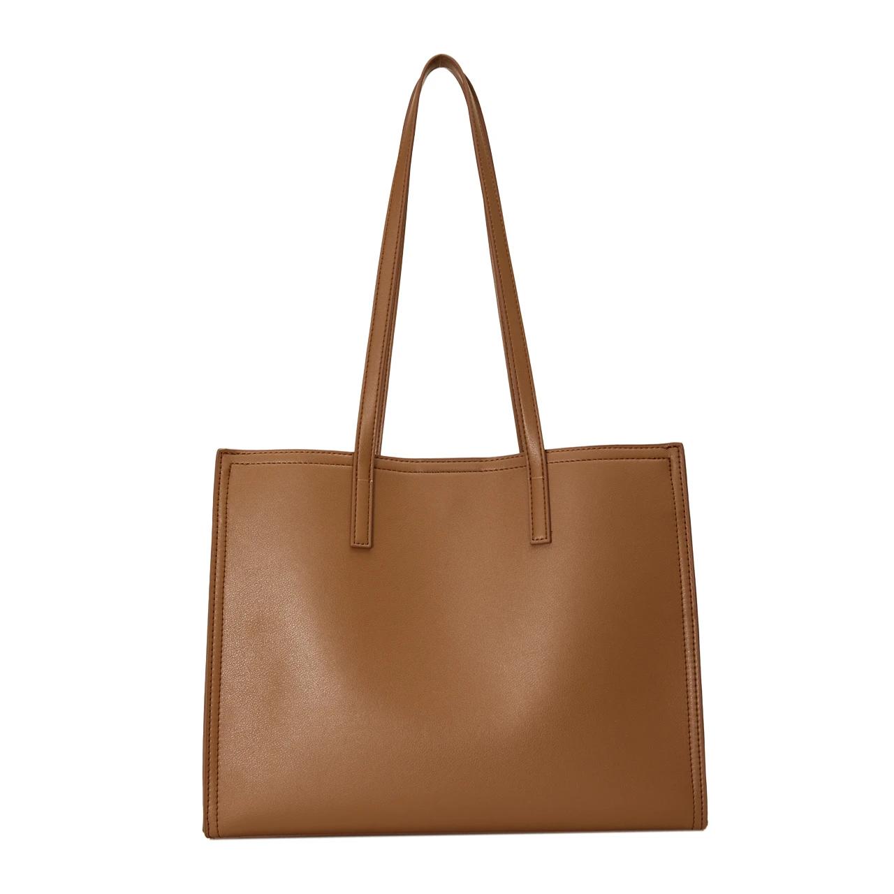 

Simple High Quality Fashion Versatile PU Shoulder Bags Solid Zipper Sense of Luxury Tote Bags for Women 2025 Spring New Hot Sale