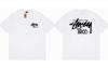 Chemise à manches courtes imprimée style américain STUSSY STU728 Blanc