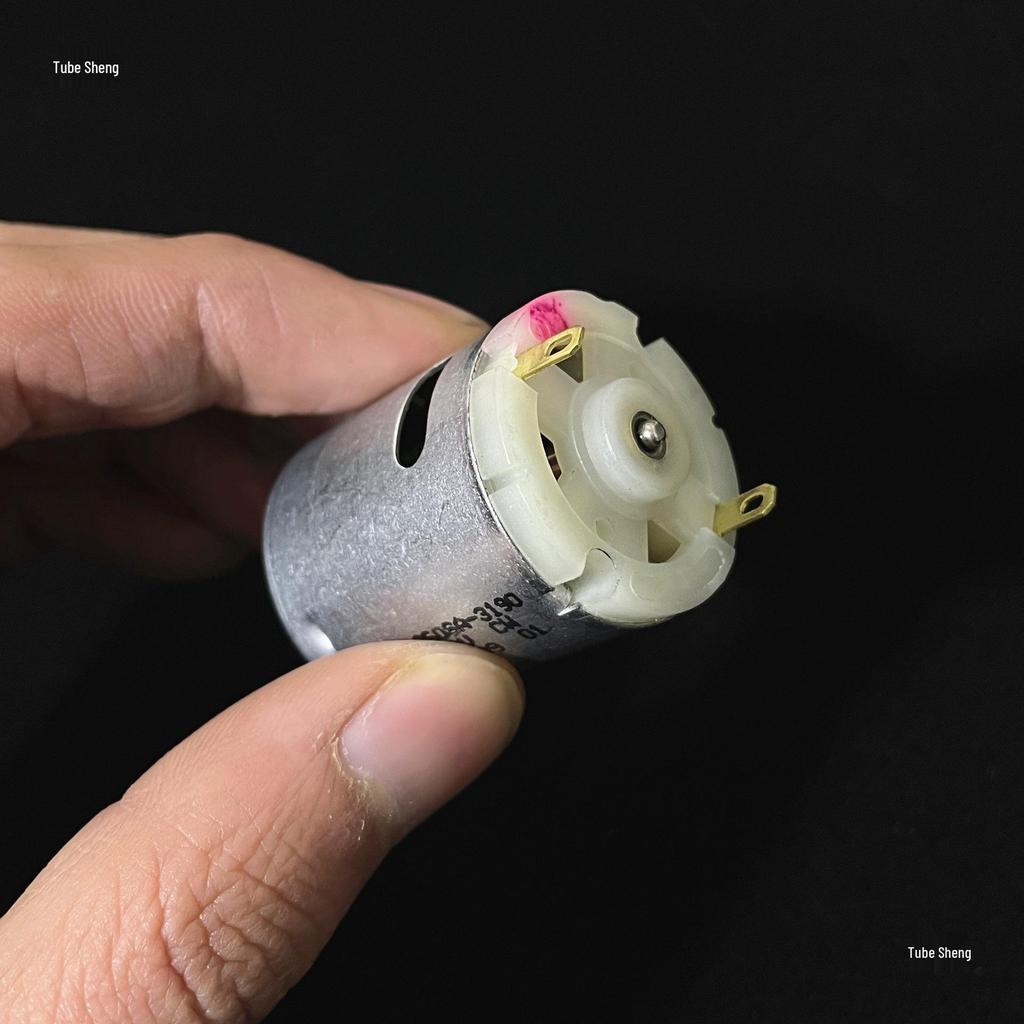 360 Mini DC Motor 3-7.2V, Strong Magnet, High Torque, Carbon Brush for DIY Models