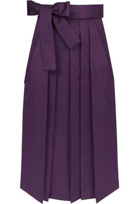 Hakama Plain Single Item Girls [KYOETSU] (Dark Purple, 60cm)