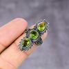 Peridot Handmade 925 Sterling Silver Jewelry Ring Size 7 P1P31