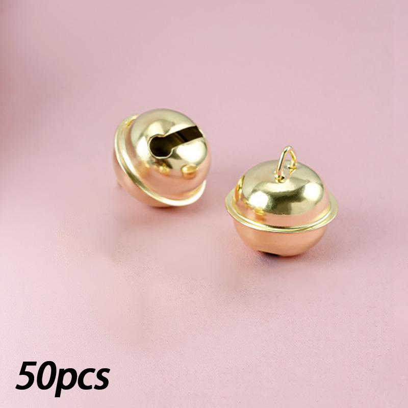 Clochettes Colorées 14/18/22mm Petit Pendentif Accessoires Porte-clés DIY Clochettes Rondes pour Animaux (50 pièces)