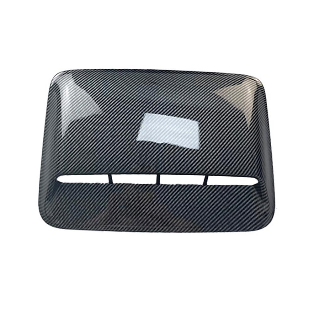 3Pcs/Set Universal Car Air Flow Intake Hood Scoop Vent Bonnet Decorative Covers Center Side Air Outlet Auto Exterior Accessories
