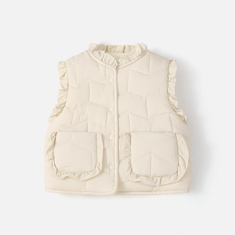 Kids' Warm Cotton-Padded Vest – Versatile Outerwear for Boys and Girls