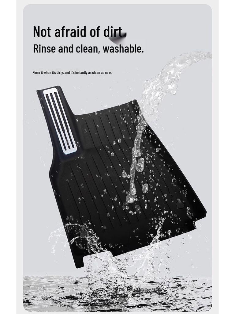 Compatible TPE Foot Pads for Tesla Model Y: Premium Mother-Baby Grade Set