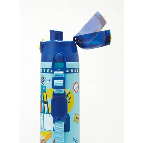 Skater Children's Stainless Steel Water Bottle Direct Drinking 580ml Tomica 24 Child-Friendly Lightweight Boy Cool Water Bottle Sports Bottle Cool Kid