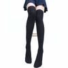 Sexy Warm Long Cotton Stocking Over Knee Stocking Women Winter Knee High Thigh Knitted Stockings for Ladies Over The Knee Socks
