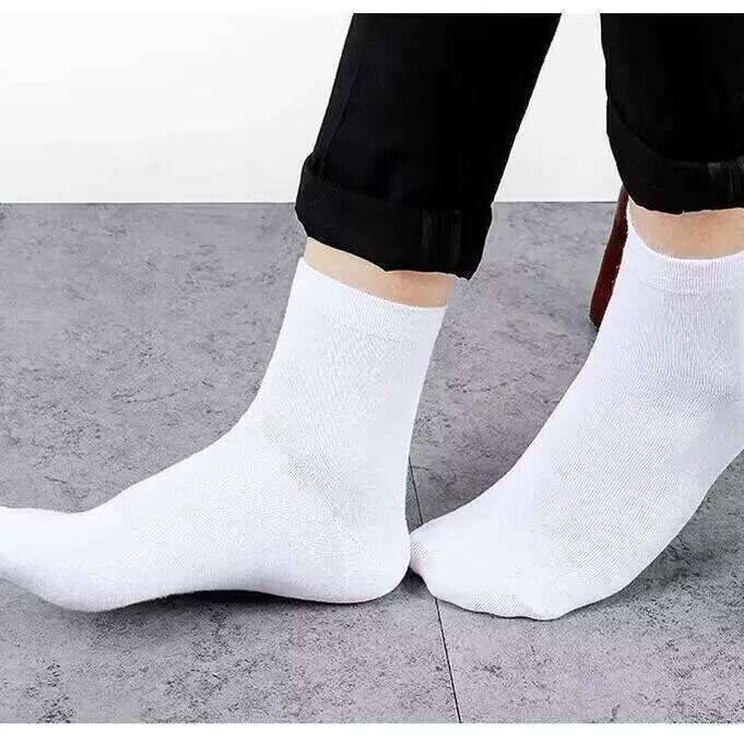 Men's Breathable Mid-Waist Sports Socks – Deodorizing, Sweat & Moisture-Wicking, Trendy, Versatile, Mid-Tube Style for Fall & Winter