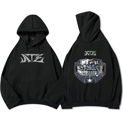 Ate Chk Chk Boom Hoodies Coreano Boys Band Gráfico Moletons Streetwear Inverno Manga Comprida Com Capuz PUllovers Unissex Hoodie Impressão