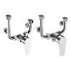 Stainless Steel Water Heater U Valves Hot and Cold Shower Bathroom Bath Opens Mounted Switch Mixing Valves for Shower