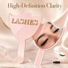 1 Stück Präzisions-Kosmetikspiegel HD-Glas Wimpernverlängerungsspiegel mit Griff für Wimpernstylisten & Salongebrauch