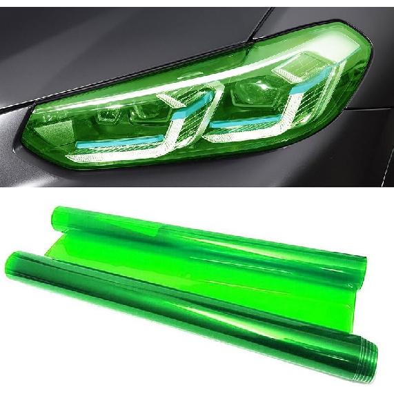 Tint Film For Taillight Headlight Fog Light, 12×48 Inches Vinyl Self-Adhesive Car Tail Light Tape, Brake Light Headlight Cover Protection Film Color