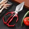 Tesouras de Cozinha Lâminas de Aço Inoxidável Tesouras Multifuncionais para Serviço Pesado Tesouras de Cozinha com Empunhadura Ergonômica