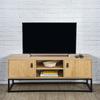 LOFT TV Cabinet Abbott Oak | Black | 117x48x39cm