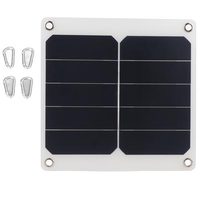 15W Solar Panels USB High Conversion Efficiency Light 5V Portable Solar Power Bank for Camping