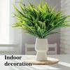 1PC Handmade Plants Artificial Ferns Green Leaves Simulated Flowers Outdoor Wedding Office Homes Dining Table Courtyard Decor