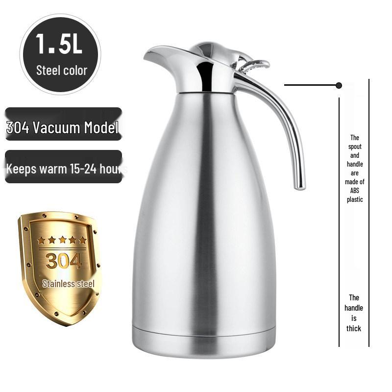 304 Stainless Steel Large Capacity Vacuum Insulated Thermos Flask for Hotels and Restaurants