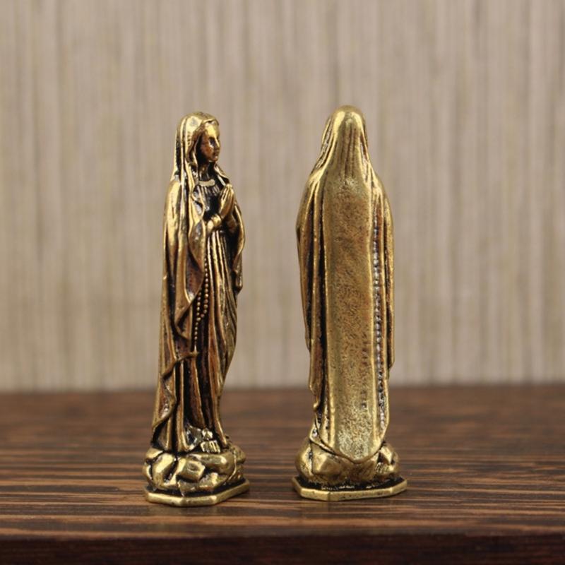 Virgins Mother Marys Statues Figurines Christian Jesuses Statues Collectible Sculptures Desktop Ornament Home Decors