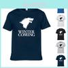 Game Of Thrones Ice Wolf Men Unisex Short Sleeve Casual T Shirt For All Seasons