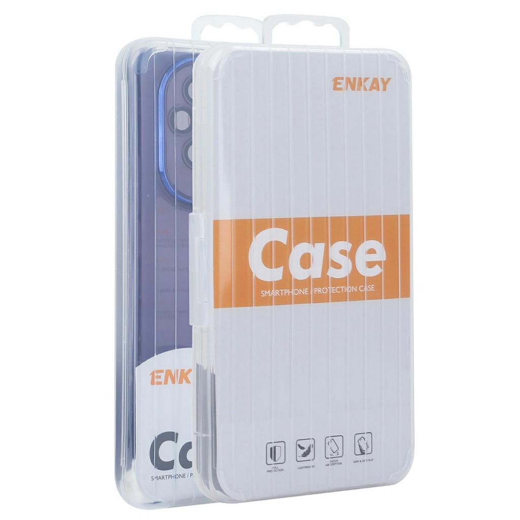 ENKAY HAT PRINCE For iPhone 15 Pro Case Matte TPU Phone Cover with Lens Film