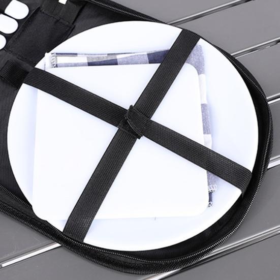 Tableware Storage Bag Oxford Cloth Waterproof Zipper Multi-Functional Partition Foldable Portable Design Camping Storage Bag