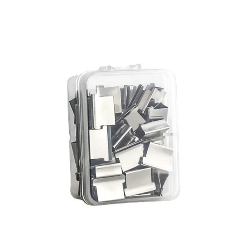 New Push Clip Stapler Staple Remover Binder Push Clamp Tape Dispenser Paper Clips Office Supplies Set Desktop Stapler Office