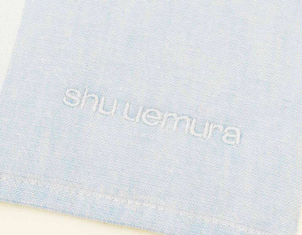 Shu Uemura Uchino Small Towel 23 X UCHINO 2708V024 B Towel, Handkerchief, Approx. 23cm, Two-Tone Blue,
