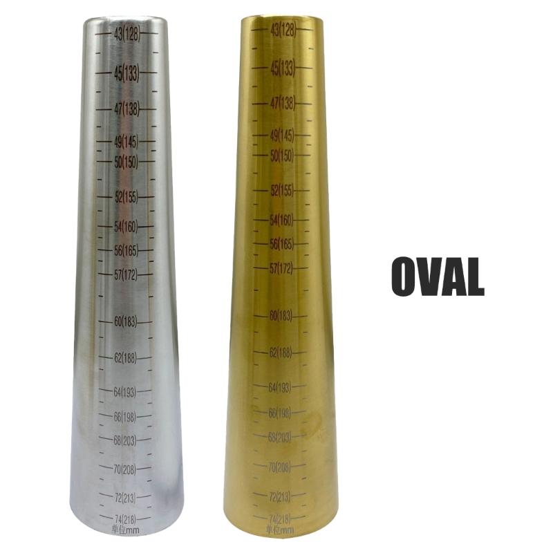 Präzisionswaage Armband Dorn Armreif Maßband Metallstruktur Geeignet für genaue Messung und Handwerk bei der Schmuckherstellung