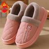 2025 Winter Wasserdichte Baumwollpantoffeln: Dicke Sohle, Rutschfest, Fersenbedeckend, Indoor- & Outdoor-Schuhe für Damen & Herren