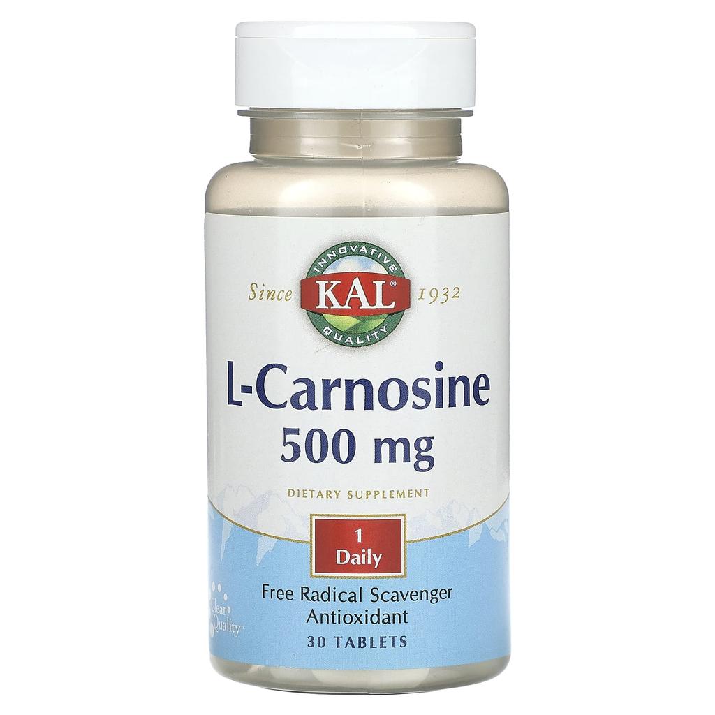 L-Carnosine, 500Mg, 30 Tablets