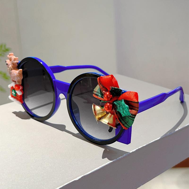 Oversized Round Merry Christmas Luxury Brand Designer Sunglasses Women For Men Vintage Popular Party Decorate Punk Sun Glasses